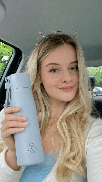 500ml Blue Purifying Water Bottle