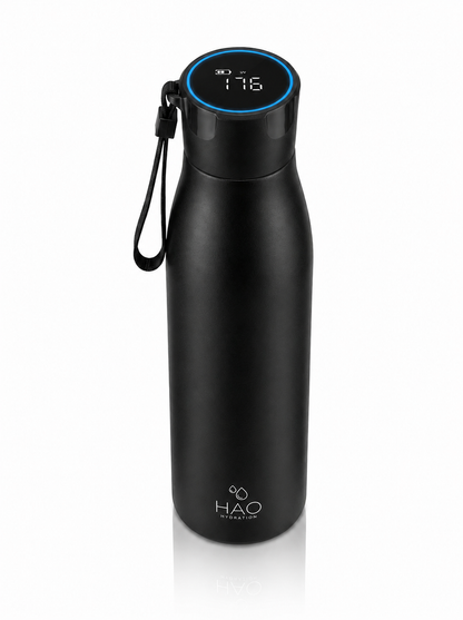 500ml Black (White Logo) Purifying Water Bottle