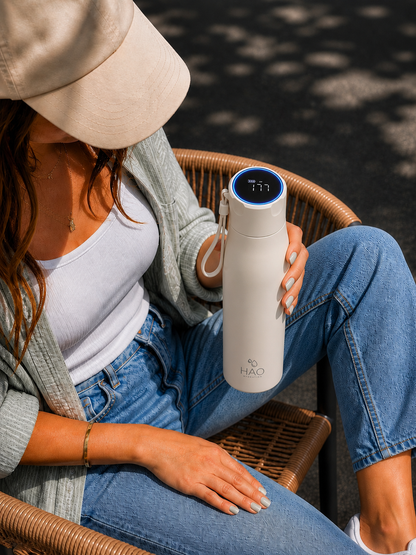 500ml White Purifying Water Bottle