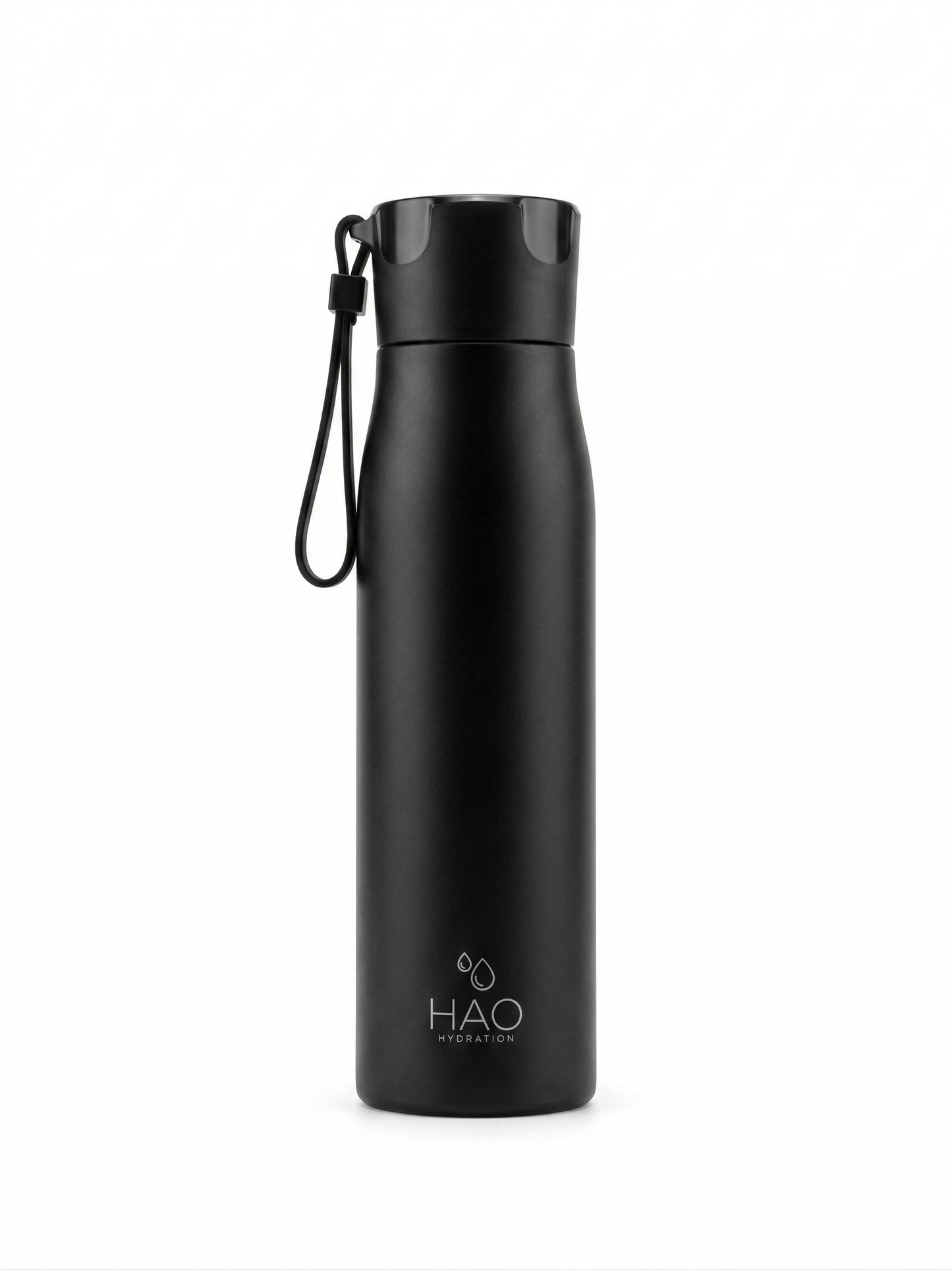 500ml Black (White Logo) Purifying Water Bottle