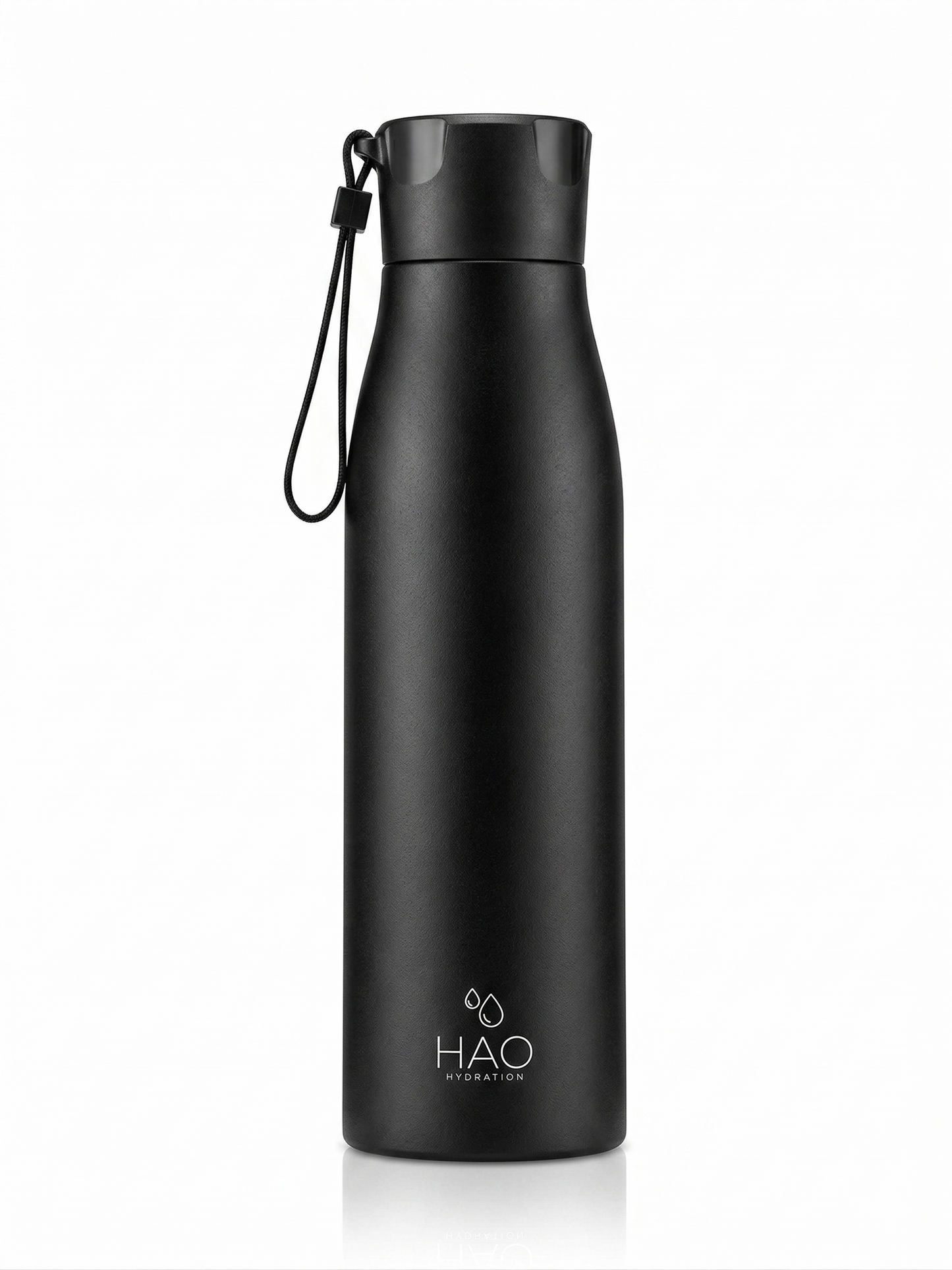 750ml Black (White Logo) Purifying Water Bottle