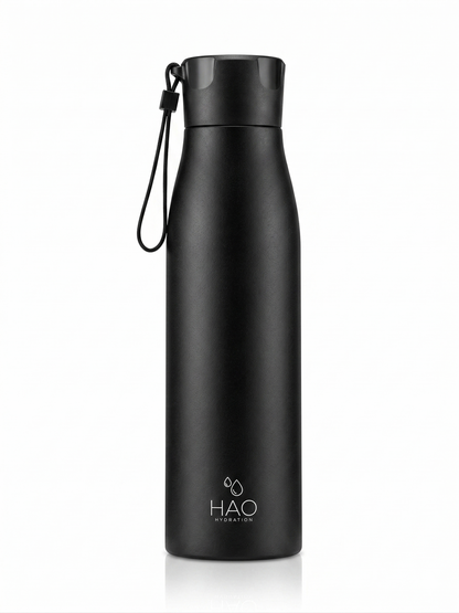 750ml Black (White Logo) Purifying Water Bottle