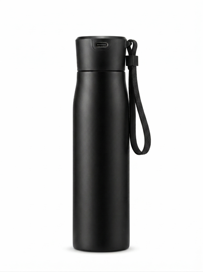 500ml Black (Gold Logo) Purifying Water Bottle.