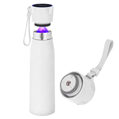 500ml White Purifying Water Bottle