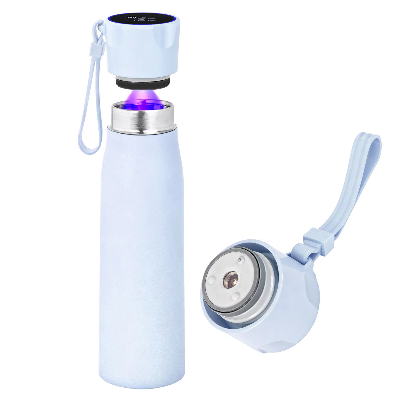 500ml Blue Purifying Water Bottle