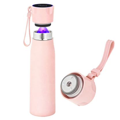 750ml Pink Purifying Water Bottle
