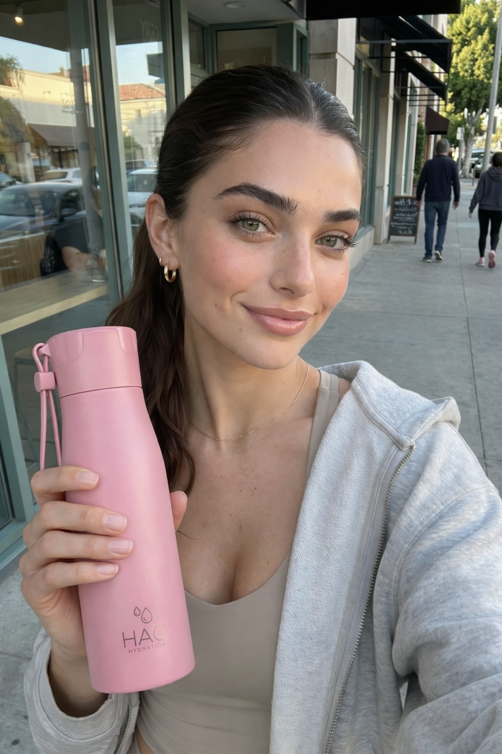 750ml Pink Purifying Water Bottle