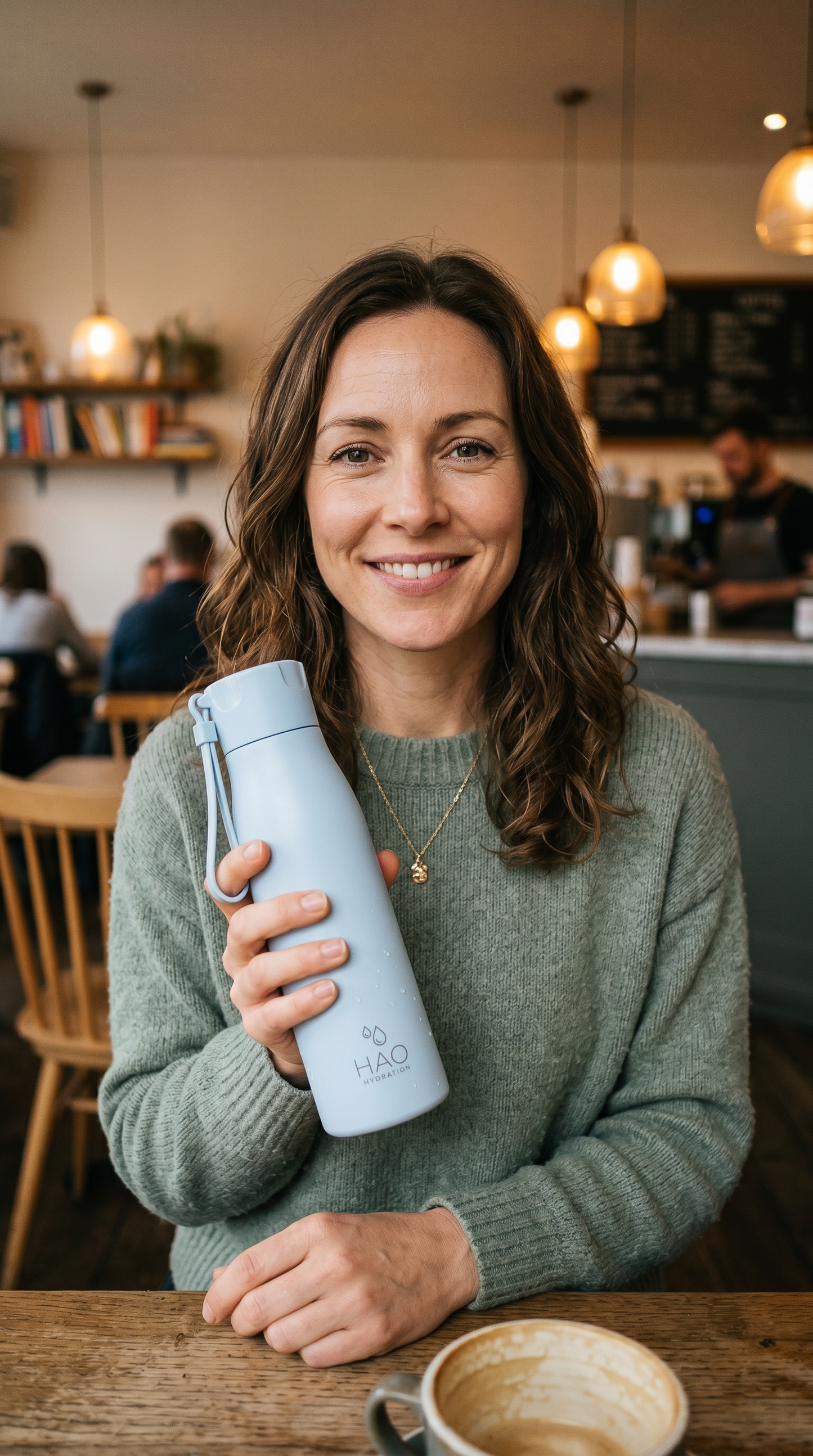 500ml Blue Purifying Water Bottle