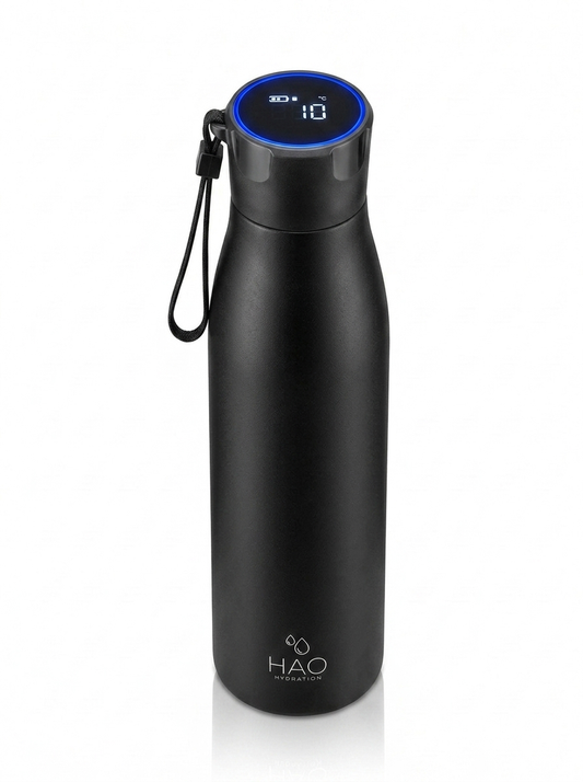 500ml Black (White Logo) Purifying Water Bottle
