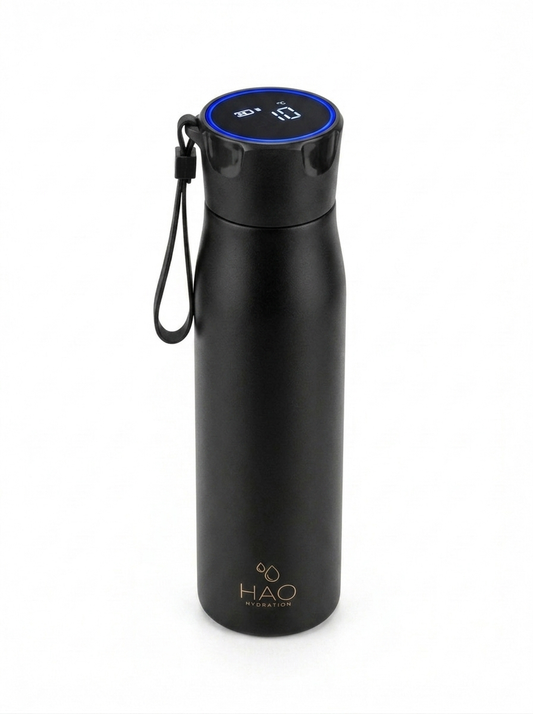 500ml Black (Gold Logo) Purifying Water Bottle
