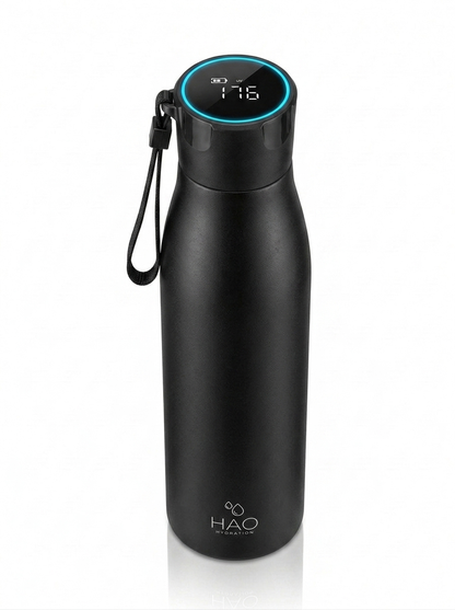 750ml Black (White Logo) Purifying Water Bottle