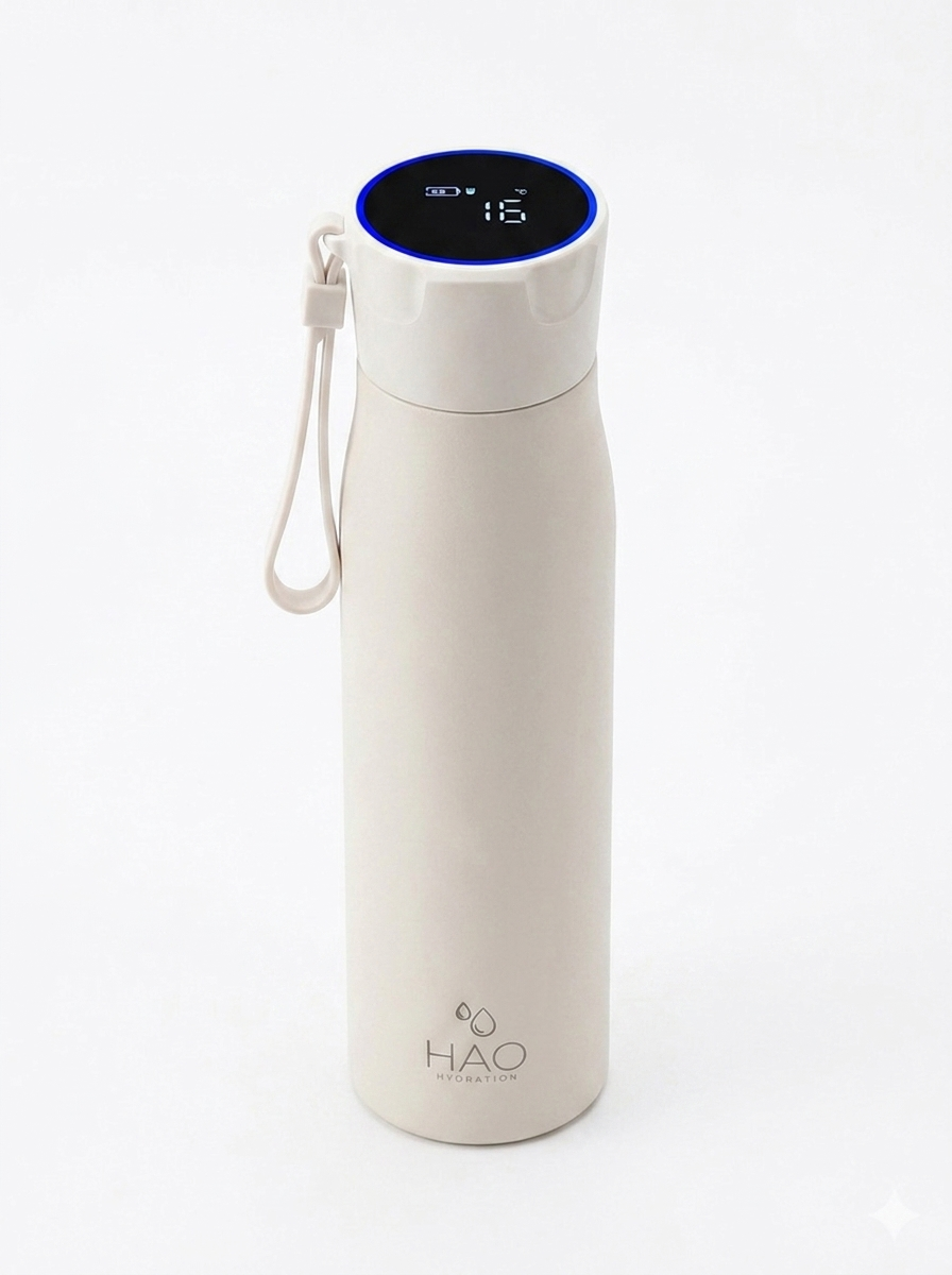 500ml White Purifying Water Bottle